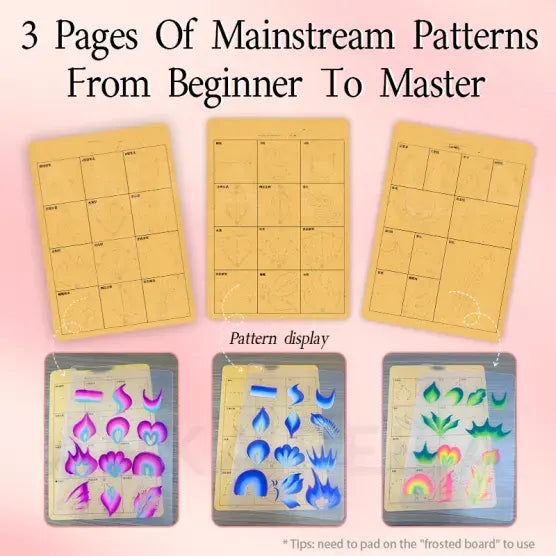 Face Painting One-Stroke Line Practice Board – Tracing Training Sheet | Perfect for Beginners & Makeup Artists