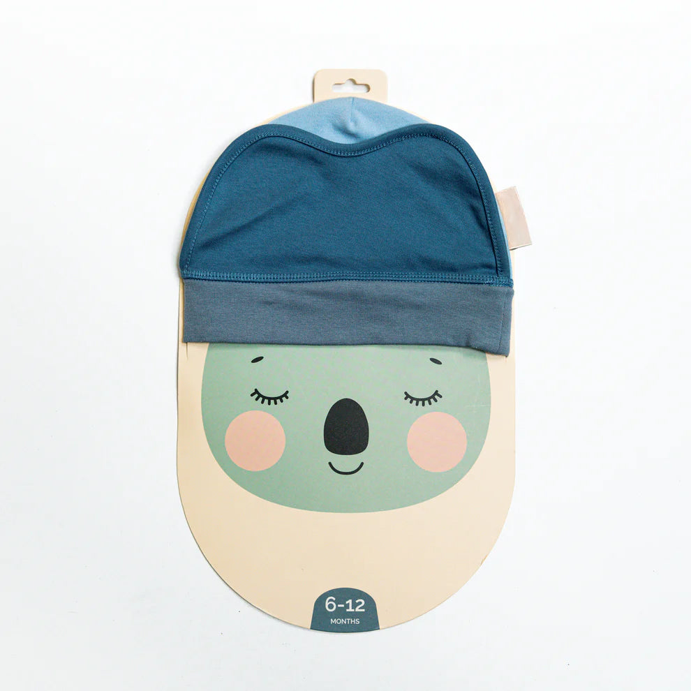 Baby Sleep Hat with Built-in Eye Mask – Soft Infant Cap for Napping & Relaxation