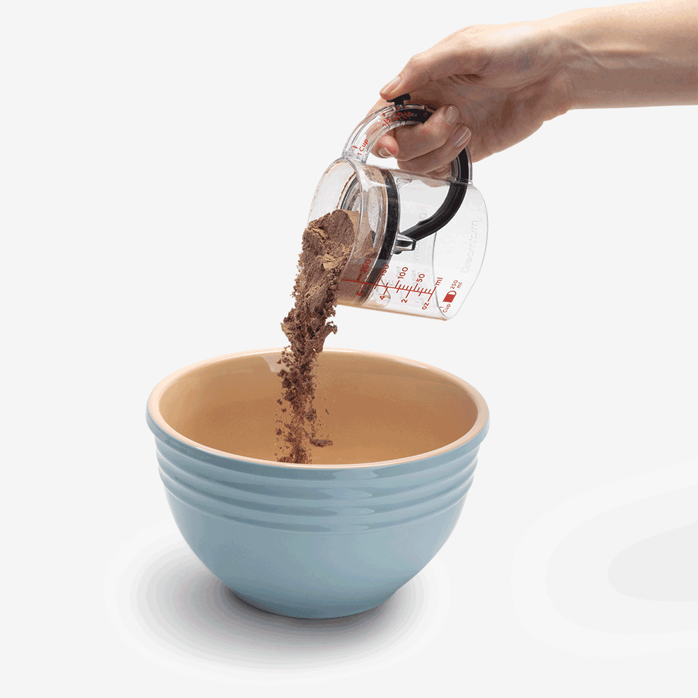 4-in-1 Adjustable Measuring Cup with Built-in Scraper