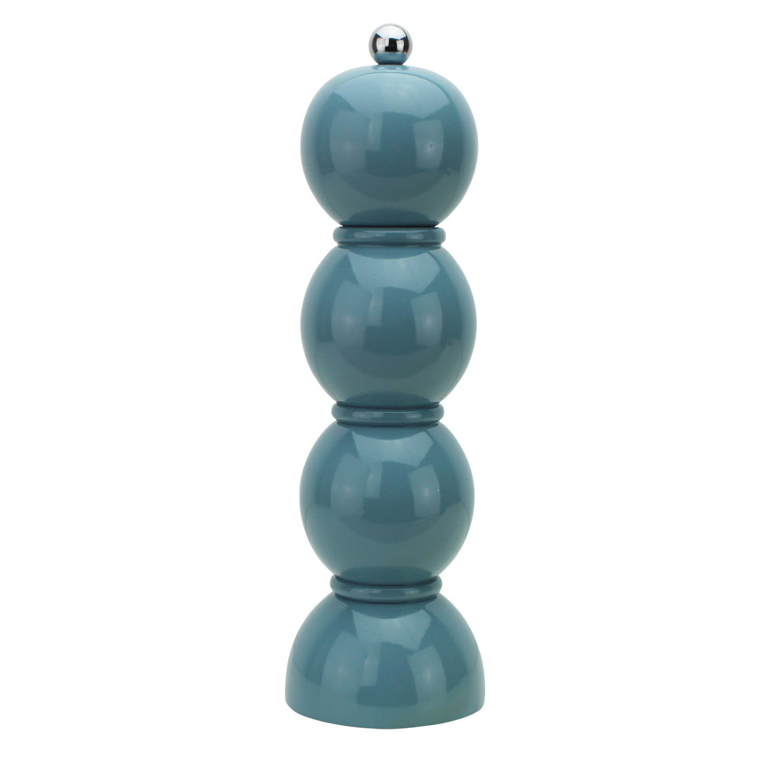 Chambray Blue Lacquer Salt or Pepper Grinder – Elegant and Functional Table Accessory