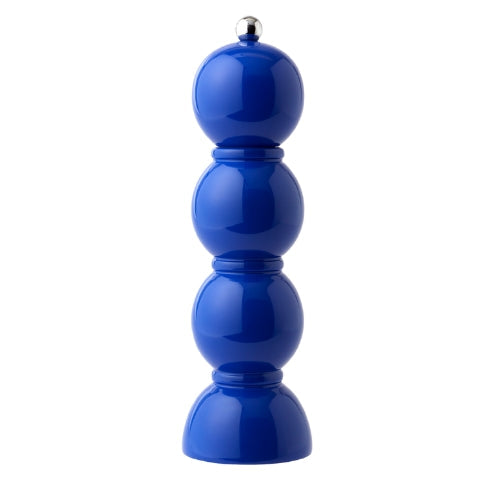 Chambray Blue Lacquer Salt or Pepper Grinder – Elegant and Functional Table Accessory