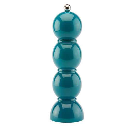 Chambray Blue Lacquer Salt or Pepper Grinder – Elegant and Functional Table Accessory