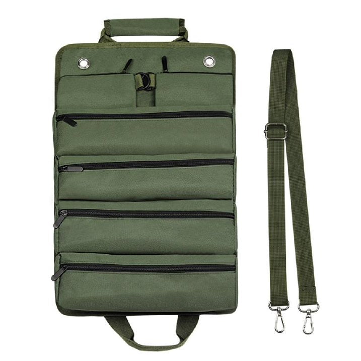 Portable Roll Up Pouch Storage Bag – Durable Organizer for Carpenters and Contractors