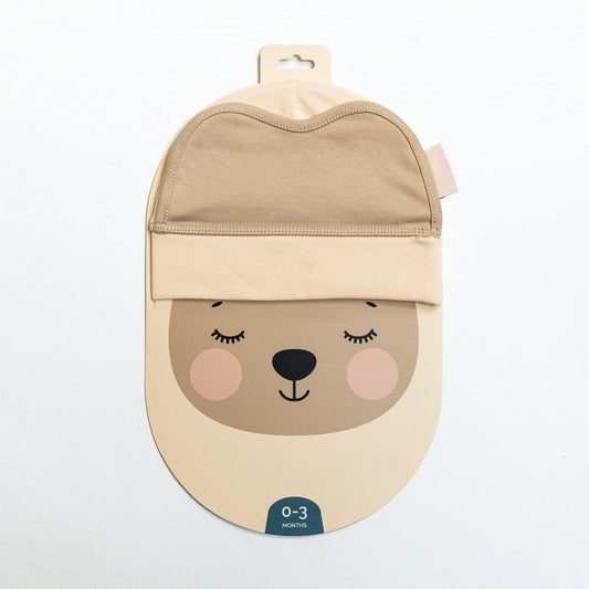 Baby Sleep Hat with Built-in Eye Mask – Soft Infant Cap for Napping & Relaxation