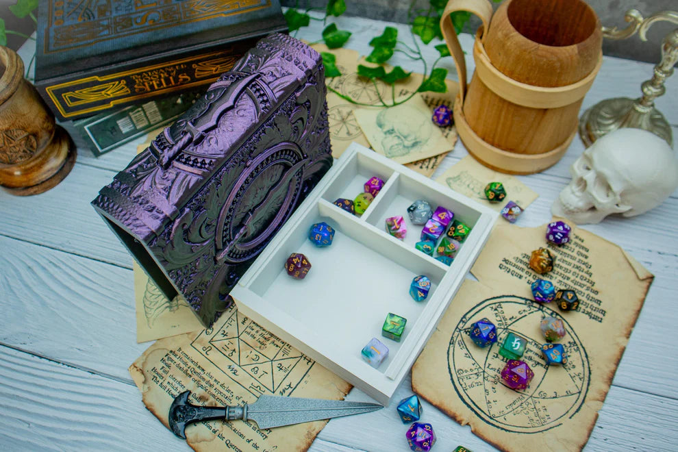 Dice Tray & Dice Tower Set – Organized Storage | Perfect for Tabletop Gaming