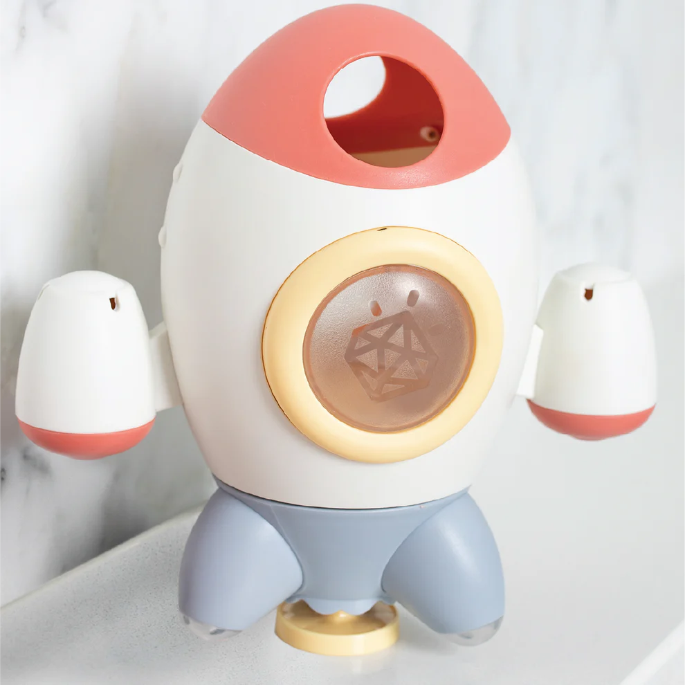 Blast Off! Rocket Sprinkler Bath Toy