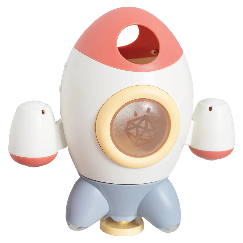 Blast Off! Rocket Sprinkler Bath Toy
