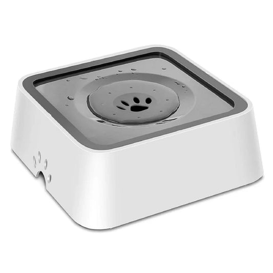 Spill-Proof Pet Water Bowl – 35oz No-Drip Slow Feeder with Non-Slip Base