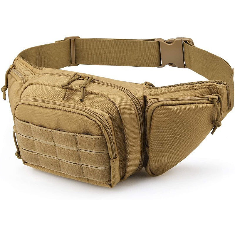 Concealed Carry Tactical Fanny Pack – Quick-Release Buckle & MOLLE Waist Bag