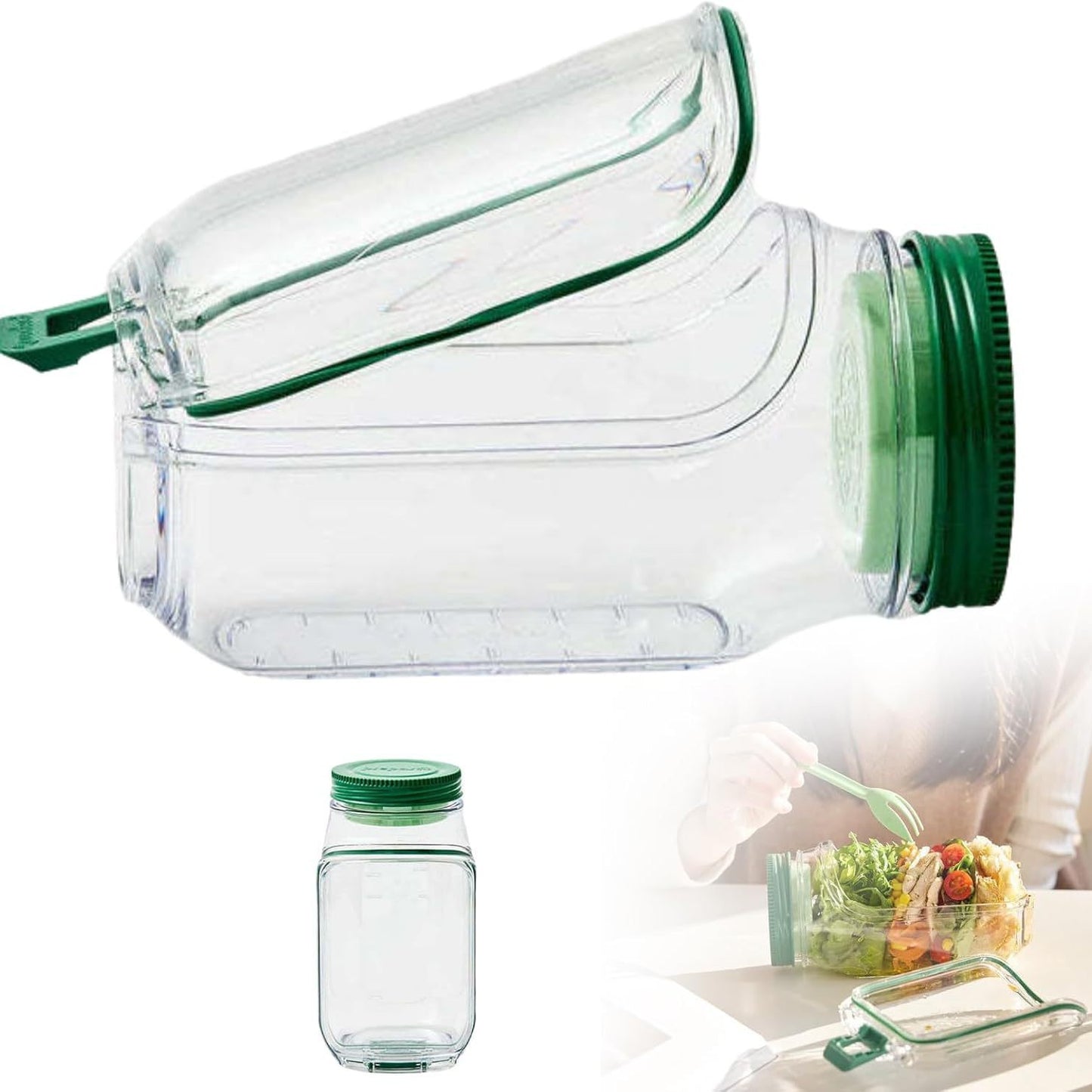 Salad Jar – Portable Leak-Proof Layered Container