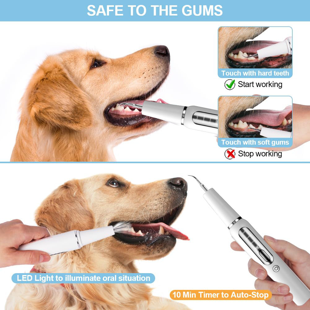 Pet Oral Hygiene Tool – Ultrasonic Dental Cleaning Kit for Pets