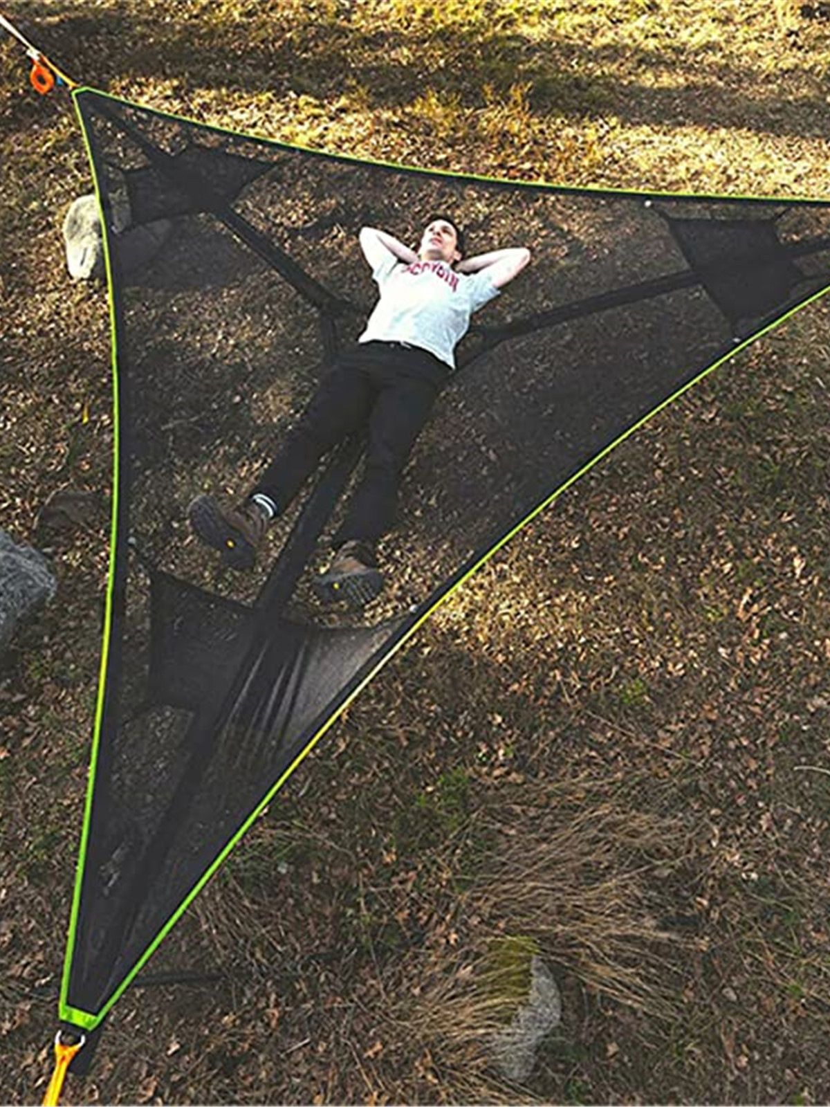 Giant Aerial Camping Hammock – Multi-Person Portable 3-Point Hammock, Treehouse-Style Tent