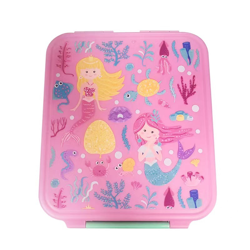 Children and Adult Lunch Box with Insulated Bottle – 3-4 Compartments 60oz Lunch Container with Leak-Proof 8oz Insulated Food Jar and Sauce Cup | BPA-Free, Dishwasher Safe