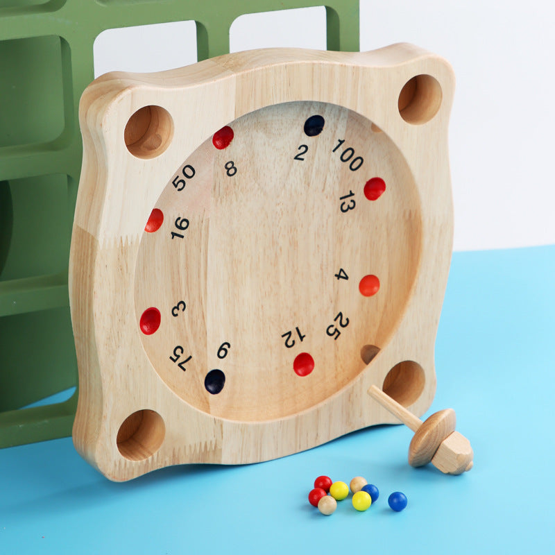 Tyrolean Roulette Game – Classic Wooden Family Game for Kids & Adults