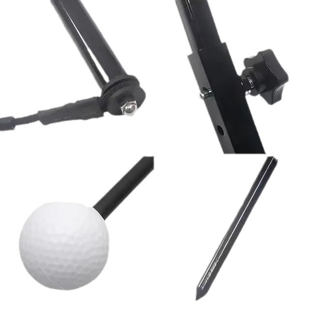 Golf Swing Rack – Indoor Swing Trainer | Chip Shot Practice Hanger for Precision Training