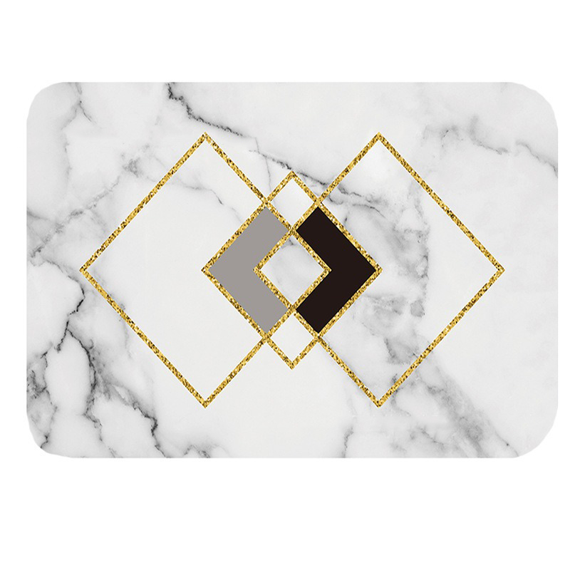 Swiss Coffee Stone Bath Mat – Elegant, Durable & Quick-Drying Bathroom Essential