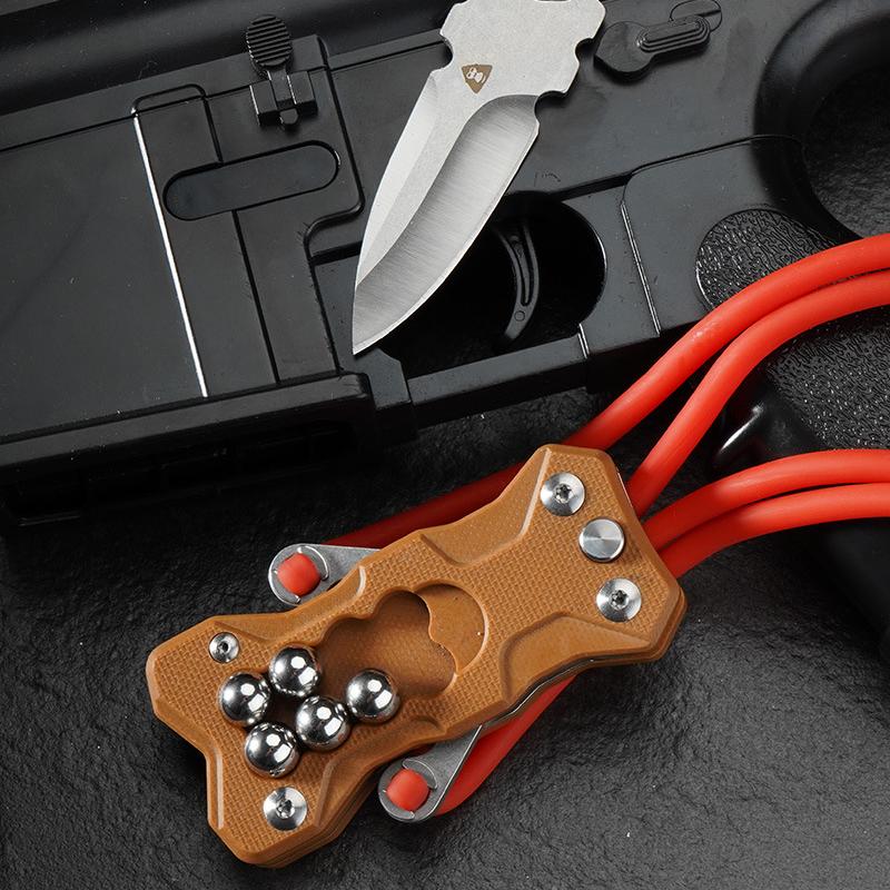 Outdoor Slingshot Folding Knife | Stainless Steel Blade for Ultimate Durability and Precision