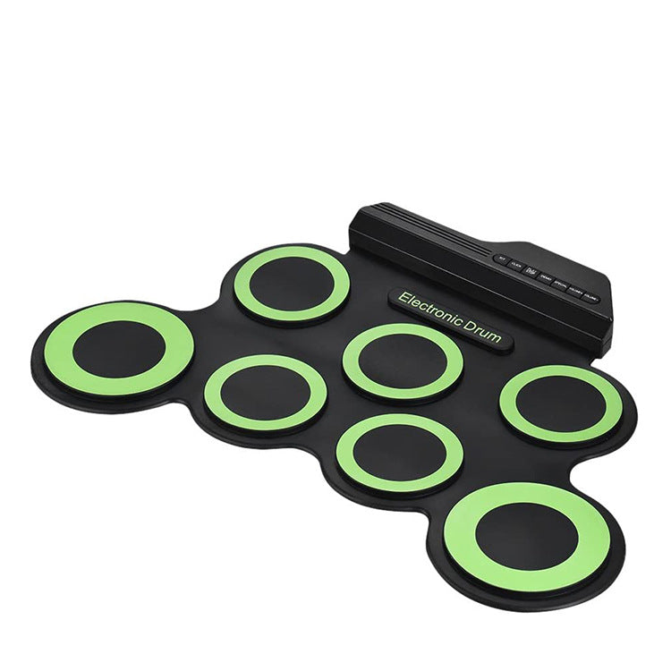 Electronic Portable Roll-Up Drum Kit – Compact, MIDI-Ready Drumming Machine