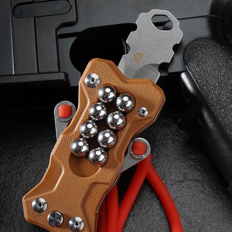 New G10 Handle Slingshot Folding Knife – Compact, Durable, and Multi-Functional