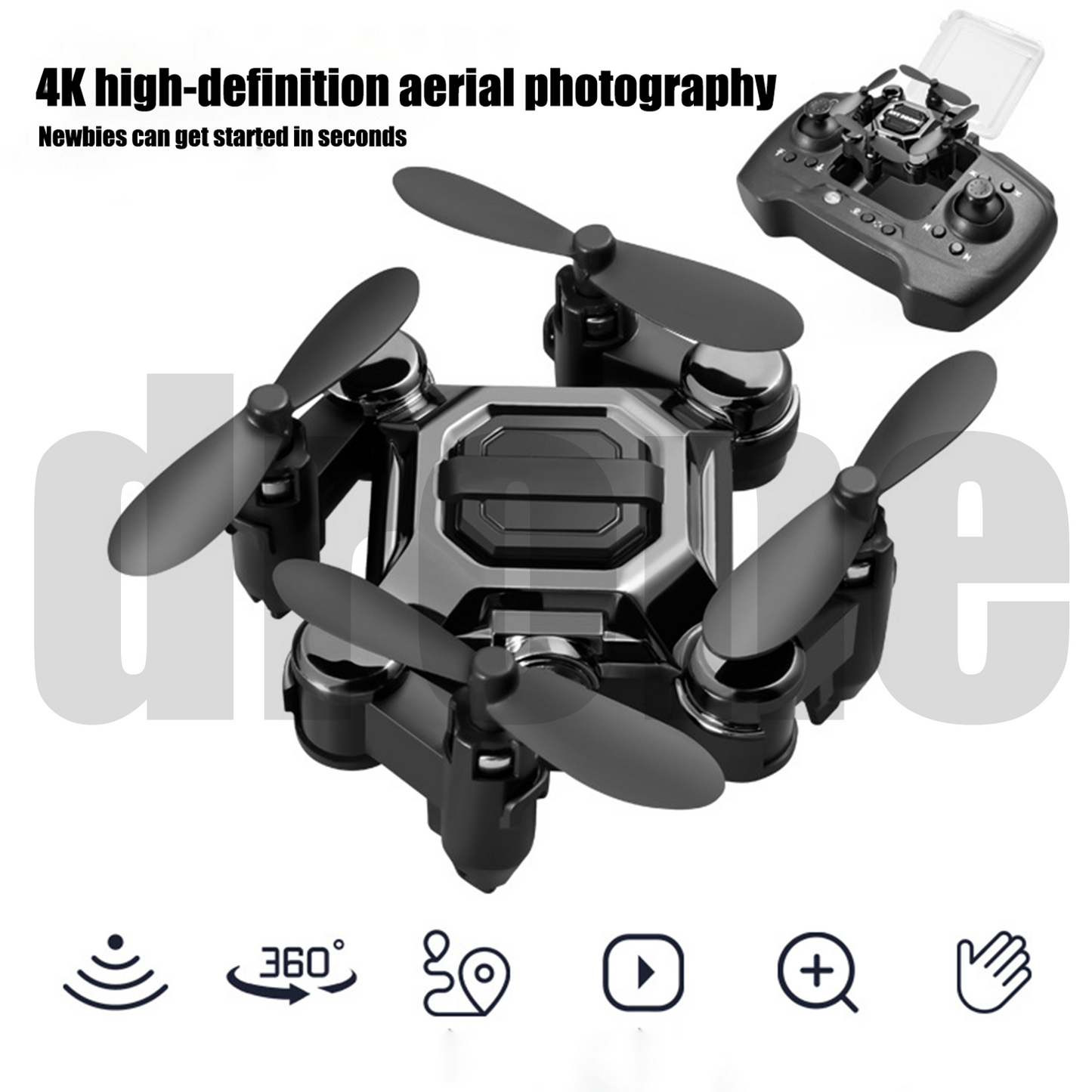 Mini foldable drone for aerial photography HD remote control