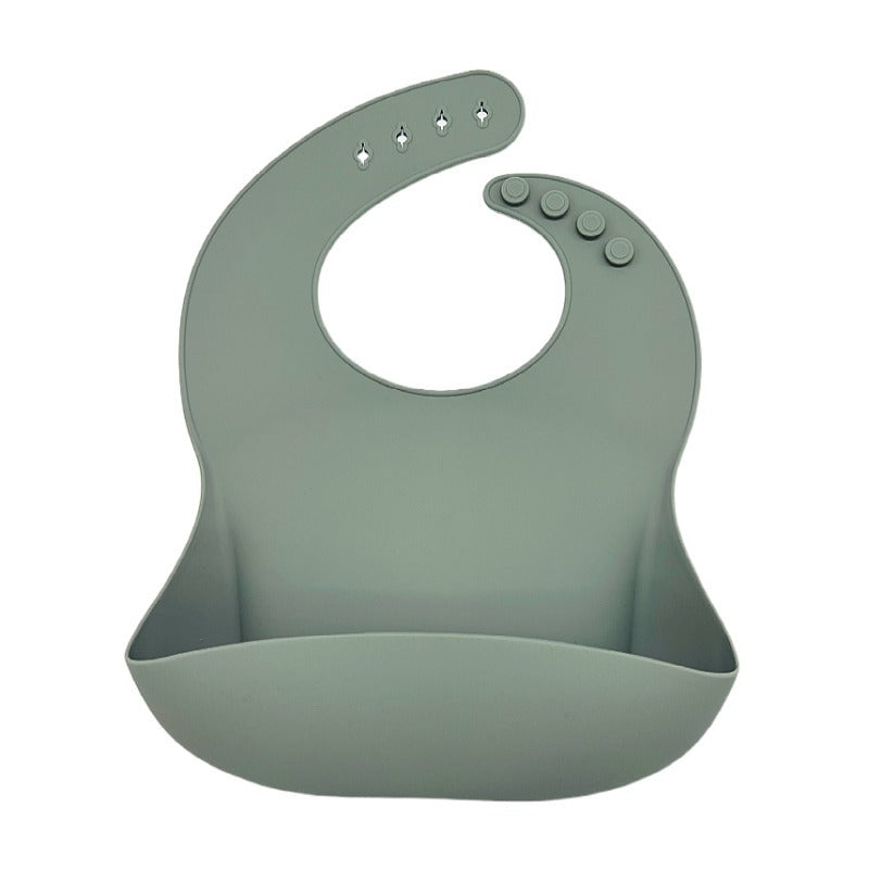 Silicone Baby Bib – Extra Deep Catcher for Mess-Free Feeding