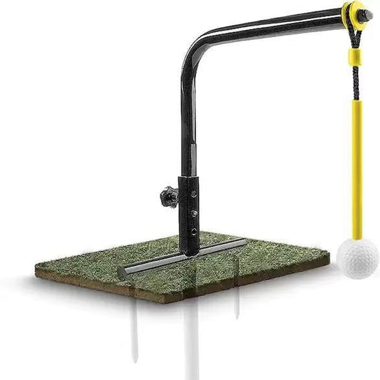 Golf Swing Rack – Indoor Swing Trainer | Chip Shot Practice Hanger for Precision Training