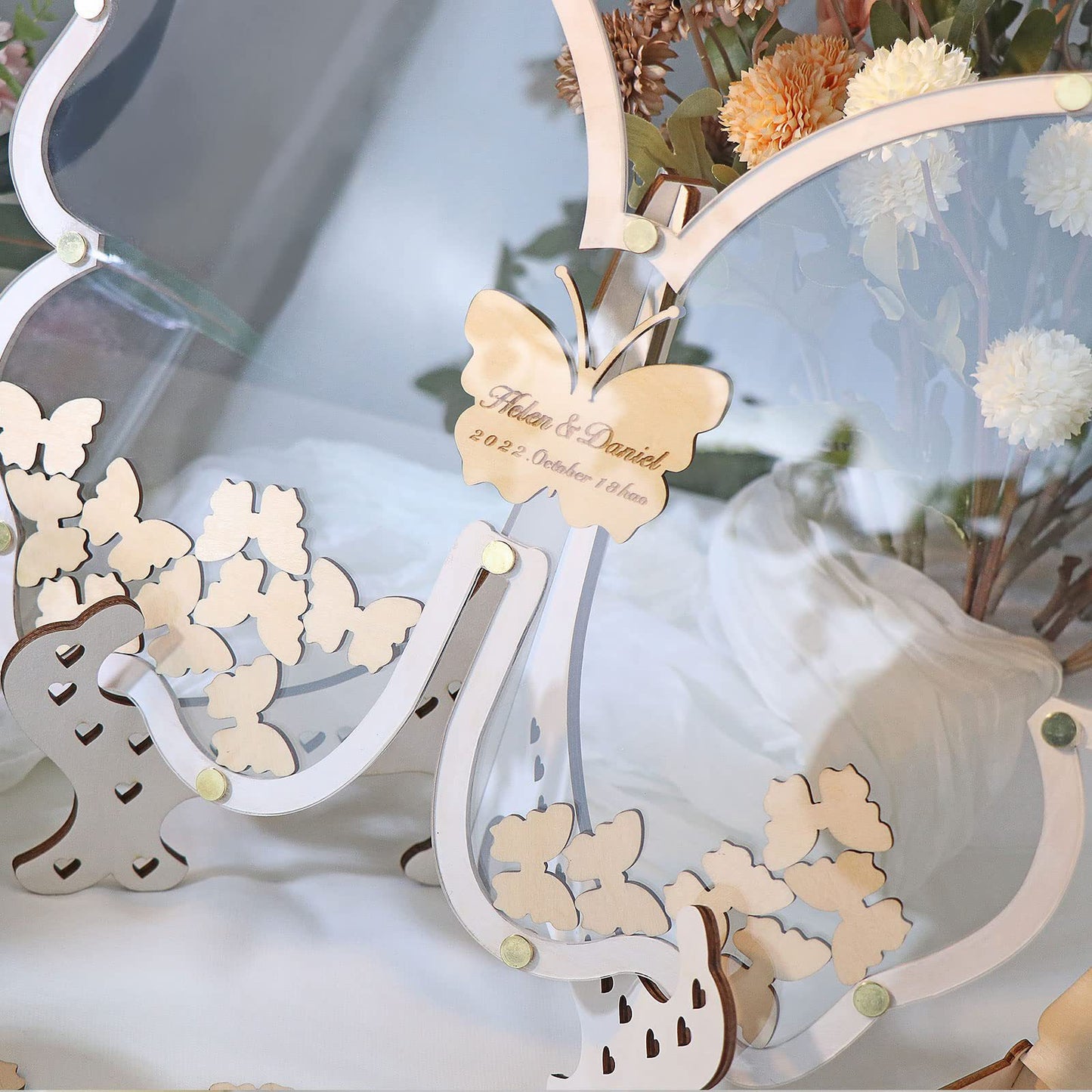 14-Color Butterfly Guest Book Alternative – A Perfect Keepsake for Your Special Event