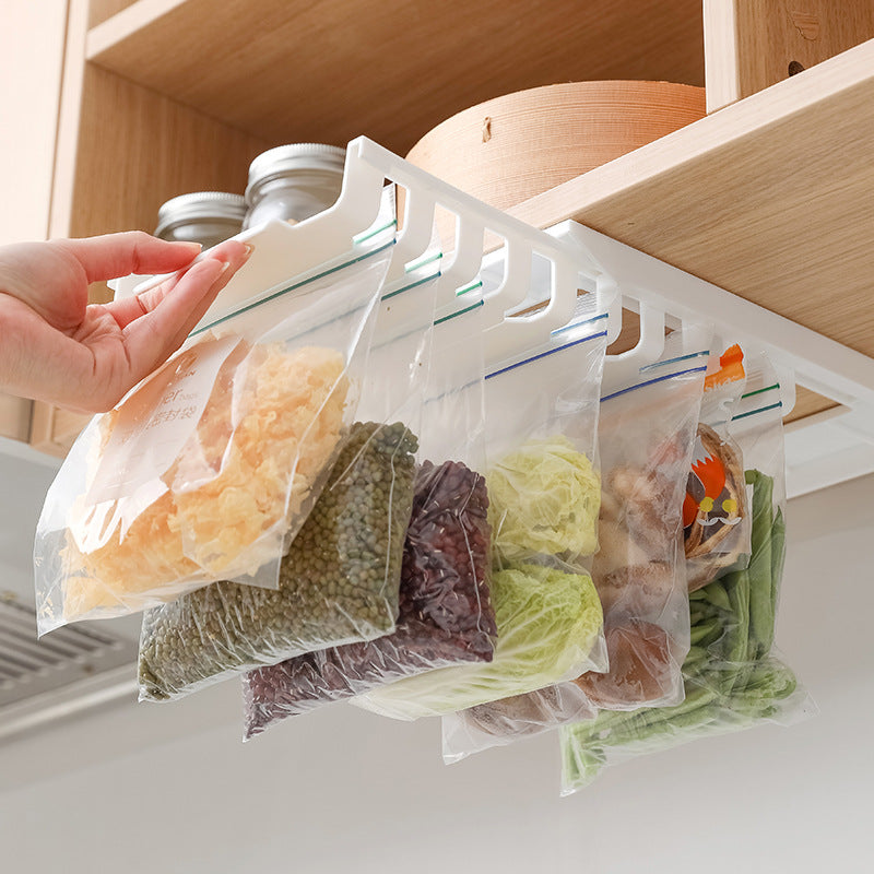 Refrigerator Hanging Storage Drawer – Sliding Track Tray for Food Organization & Fresh-Keeping