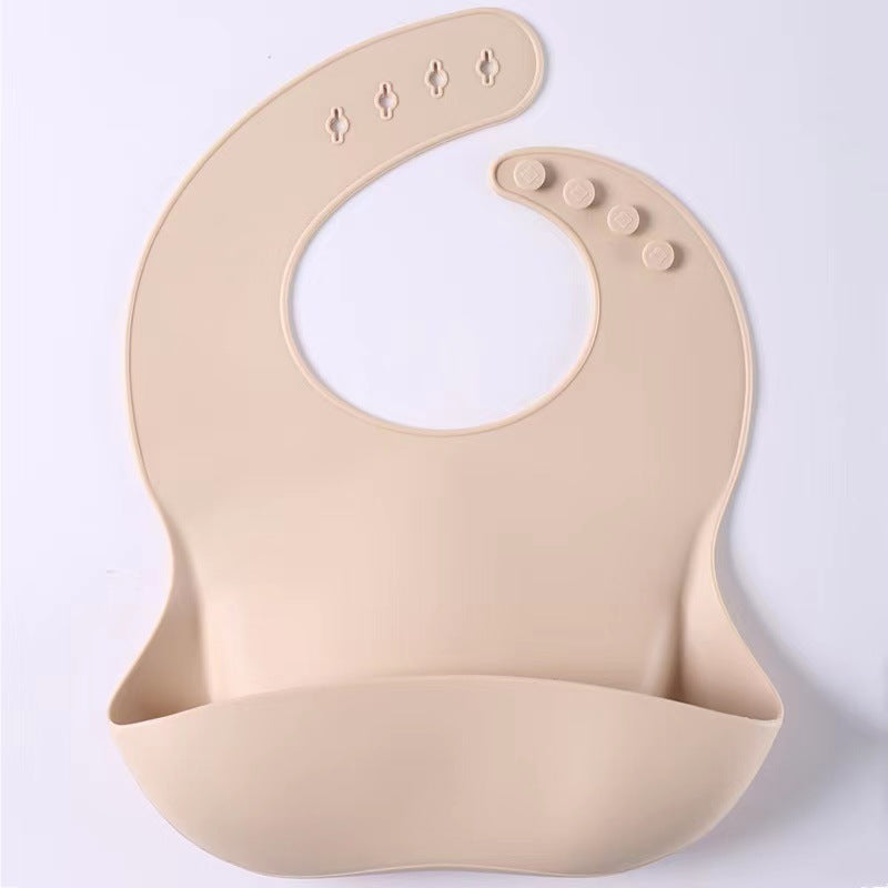 Silicone Baby Bib – Extra Deep Catcher for Mess-Free Feeding