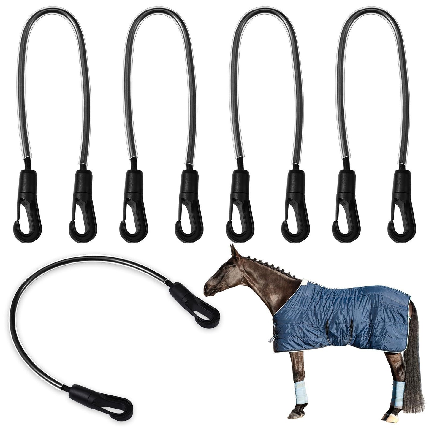 Easy-Clean Tail Cord – Durable Replacement Strap for Horse Rugs