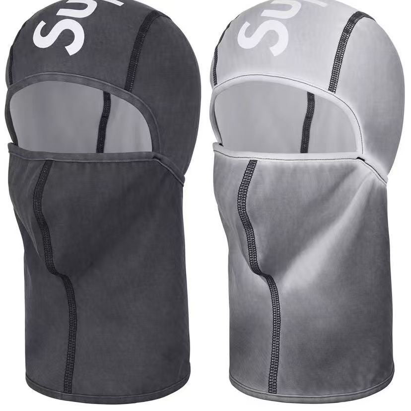 Purple to Pink Gradient Balaclava Hat – Versatile Cold Weather Protection