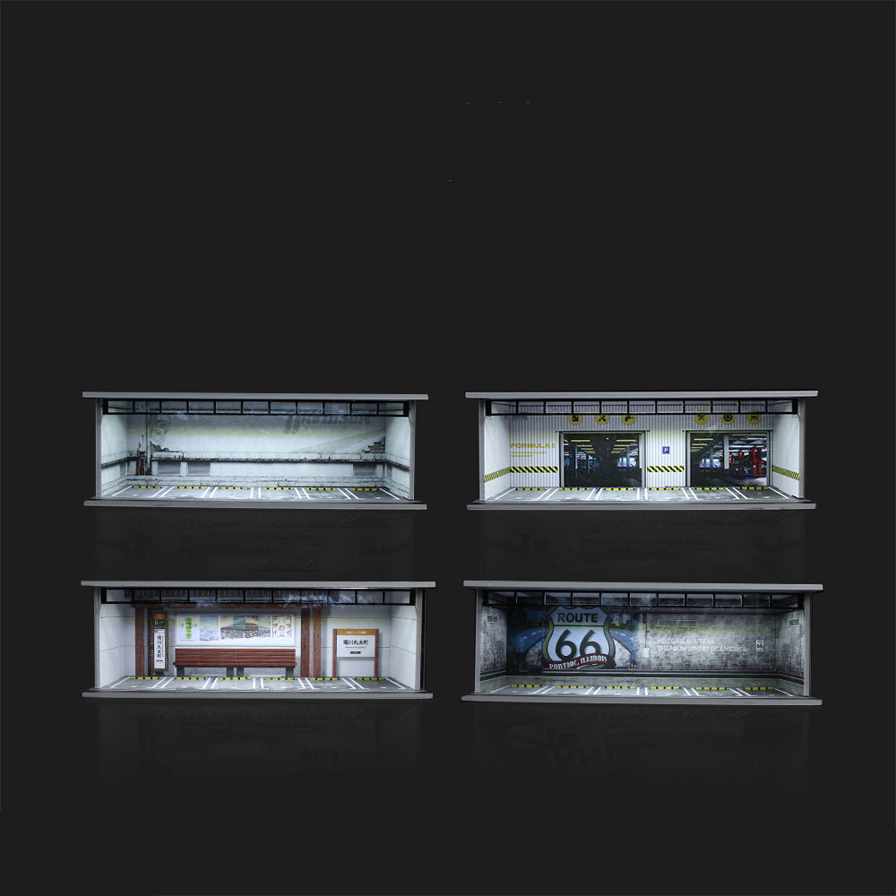 Toy Garage Playset – Realistic Lights & Sounds | Voice Command Garage for Cars