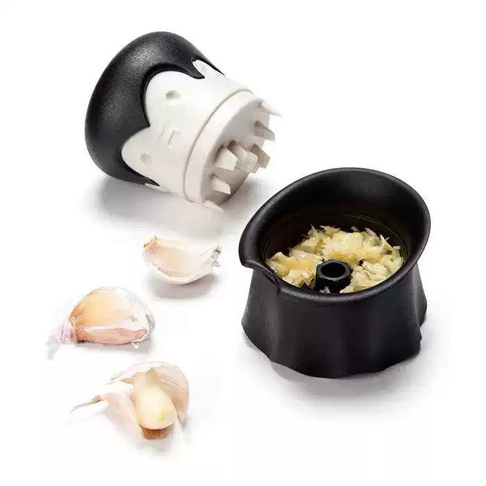 Garlic, Ginger & Nut Crusher – Manual Squeezer with Twist Lid, BPA-Free Silicone, Easy to Use & Clean