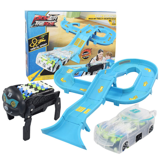 Dog Robot Track Car Toy – Automatic Moving Vehicle with Smooth Edges