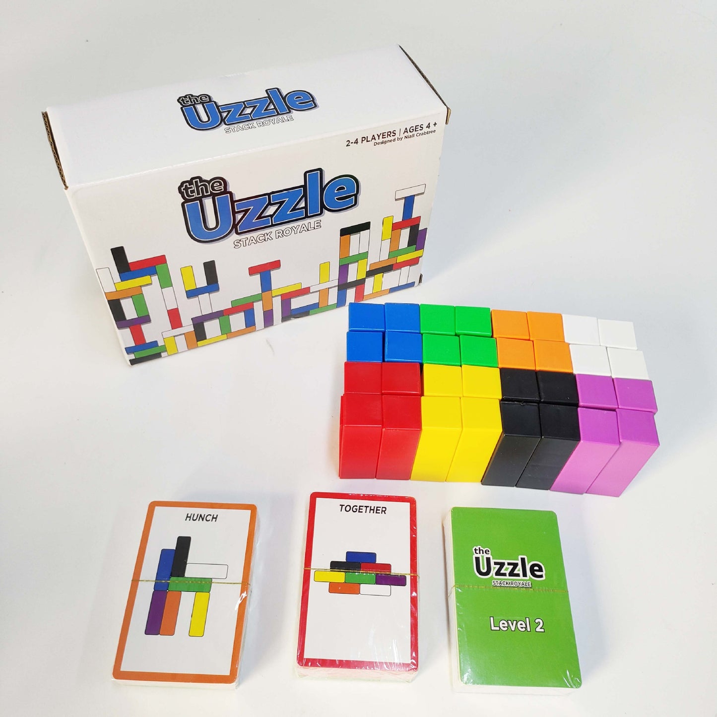 Puzzle Game – Wooden Blocks & Challenge Cards | Family & Party Game for All Ages