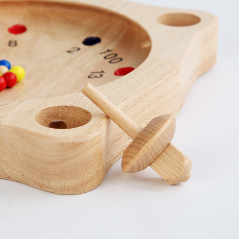 Tyrolean Roulette Game – Classic Wooden Family Game for Kids & Adults