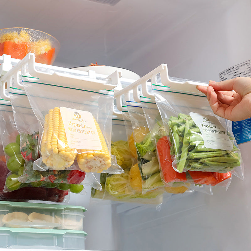 Refrigerator Hanging Storage Drawer – Sliding Track Tray for Food Organization & Fresh-Keeping