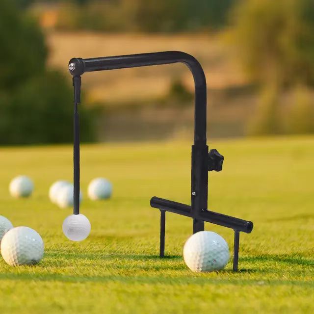 Golf Swing Rack – Indoor Swing Trainer | Chip Shot Practice Hanger for Precision Training