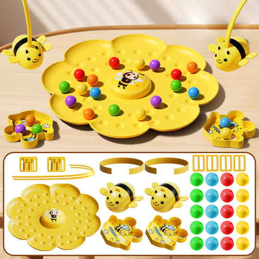 Bee-Shaped Plastic Interactive Toy – Fun Multiplayer Educational Game for Family & Friends