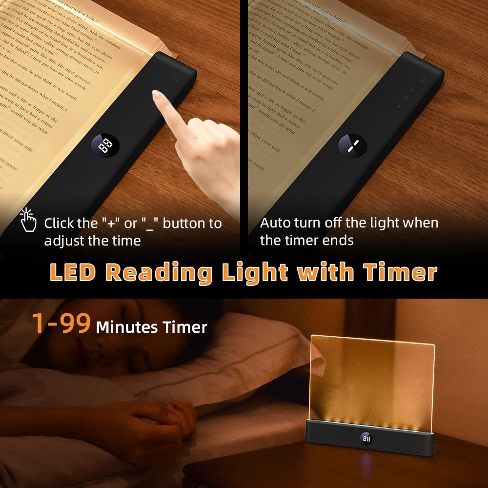 Smart LED Book Light – Bright Reading Anywhere You Go