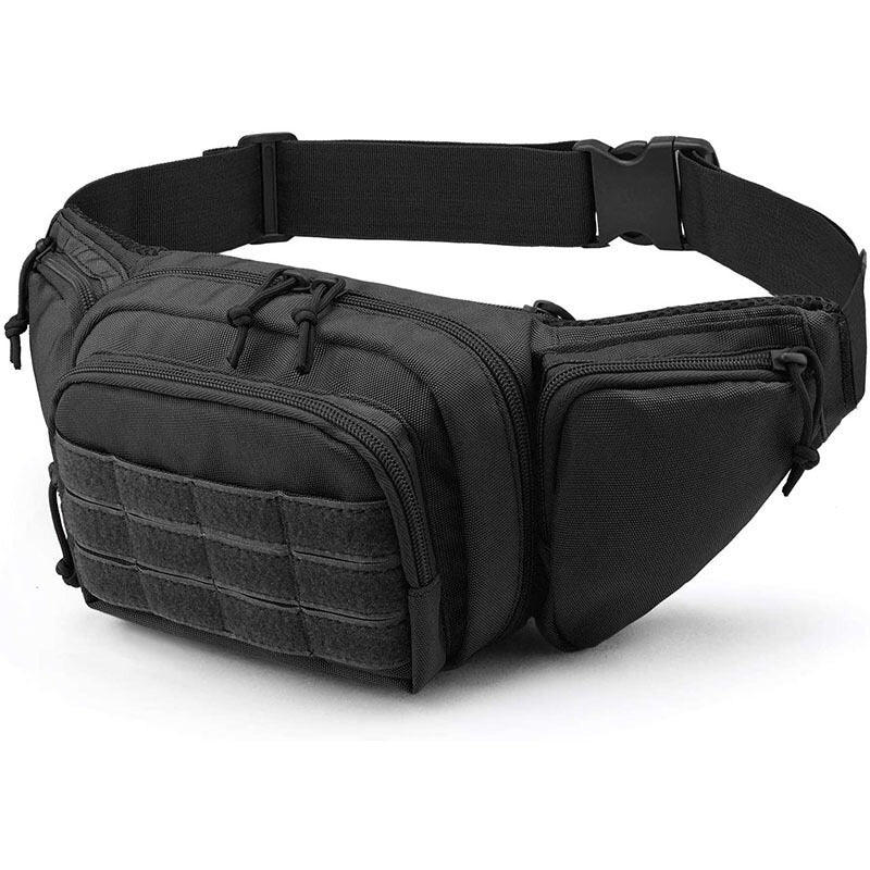 Concealed Carry Tactical Fanny Pack – Quick-Release Buckle & MOLLE Waist Bag