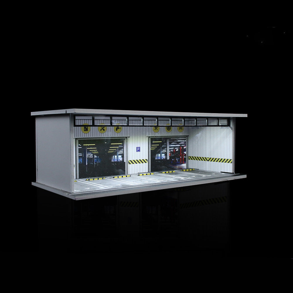 Toy Garage Playset – Realistic Lights & Sounds | Voice Command Garage for Cars