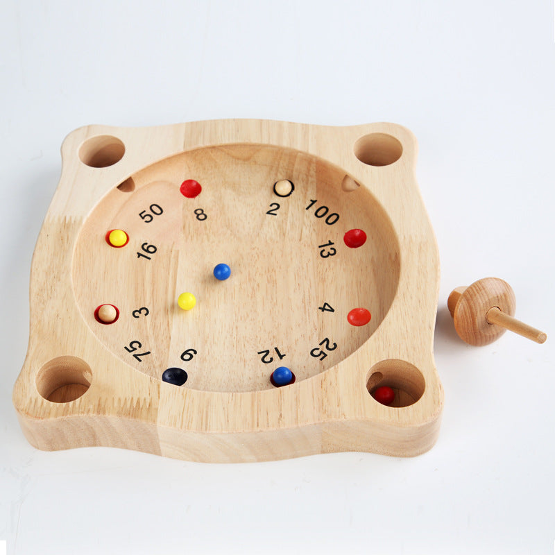 Tyrolean Roulette Game – Classic Wooden Family Game for Kids & Adults