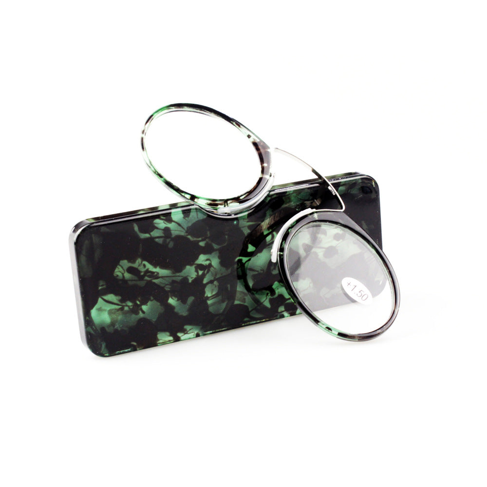 Mini Nose Clip Reading Glasses – Ultra-Lightweight & Legless Design