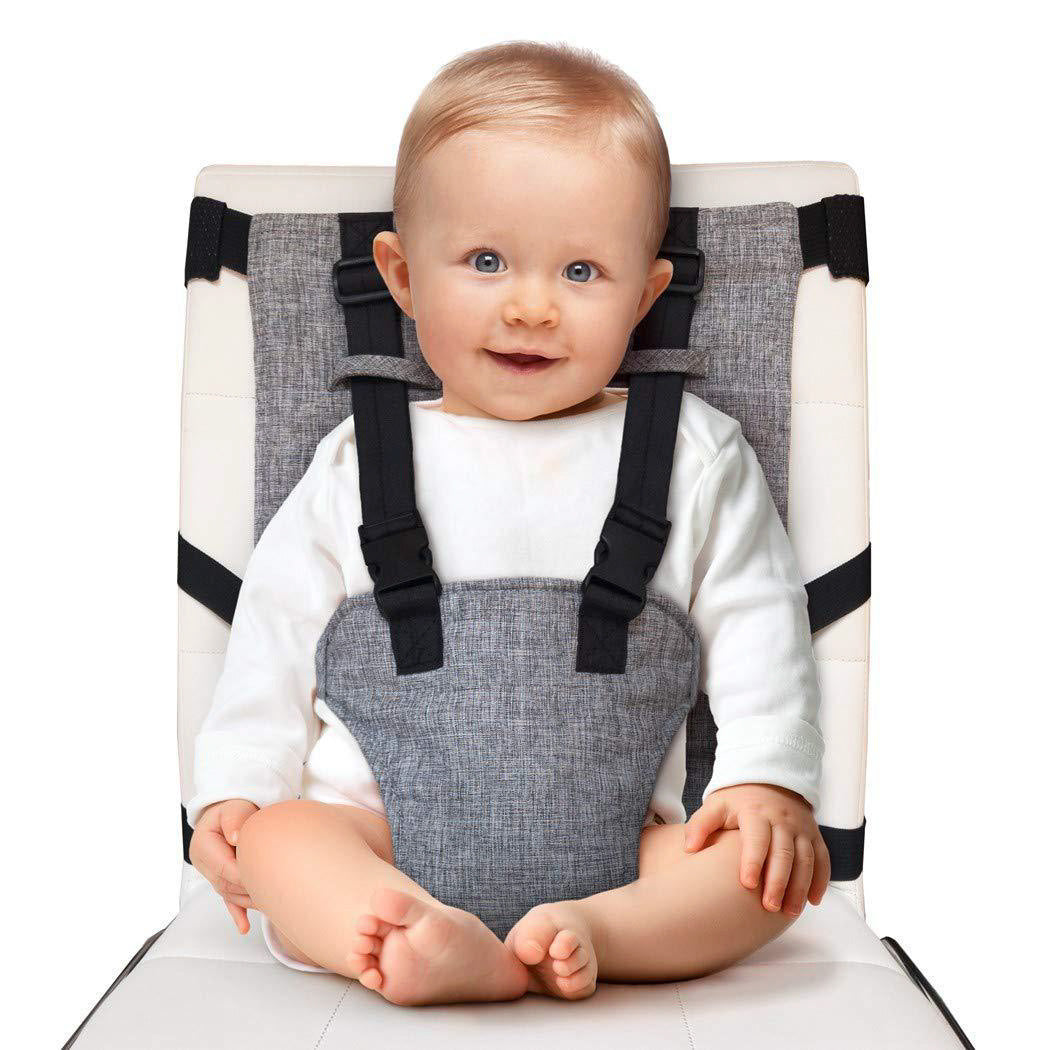 Compact Travel High Chair – Portable Baby Harness Seat for Travel, Dining, and Family Visits