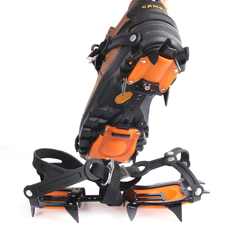 12-Point Universal Crampons – Heavy-Duty Ice & Mixed Terrain Traction Gear