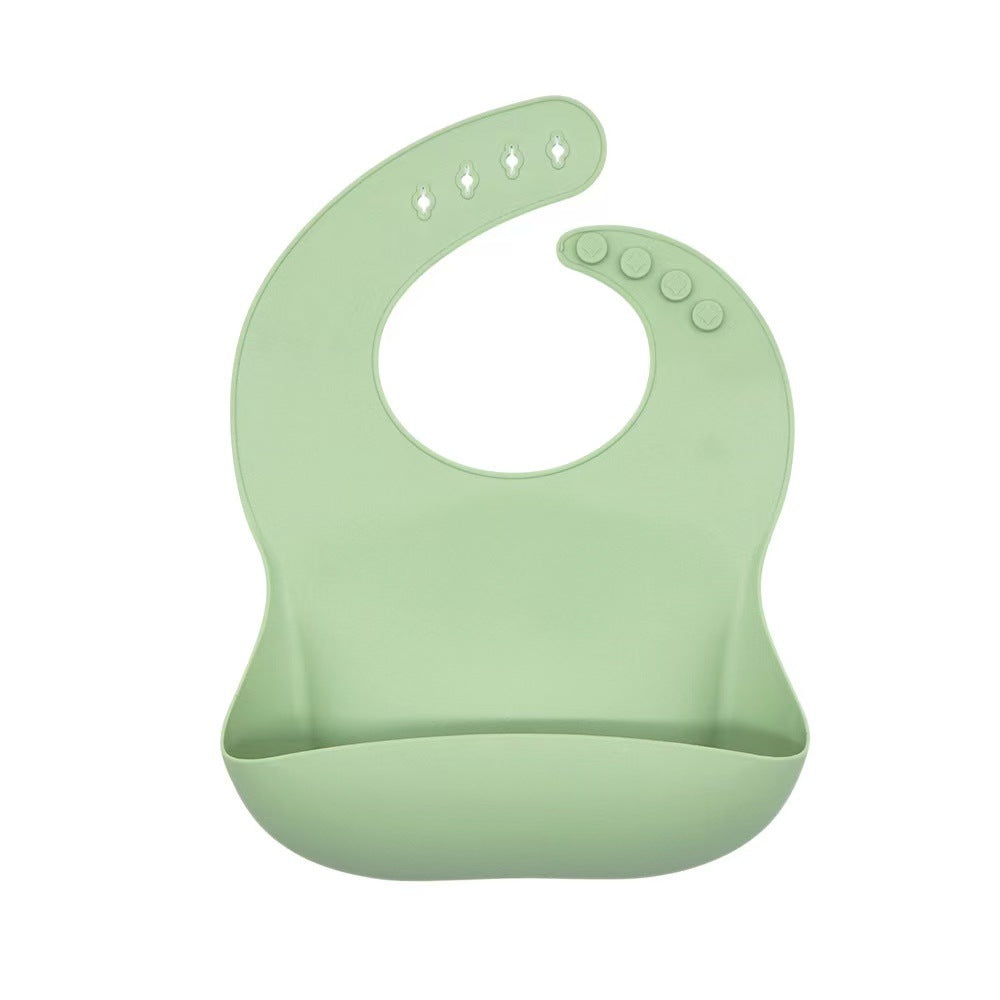 Silicone Baby Bib – Extra Deep Catcher for Mess-Free Feeding