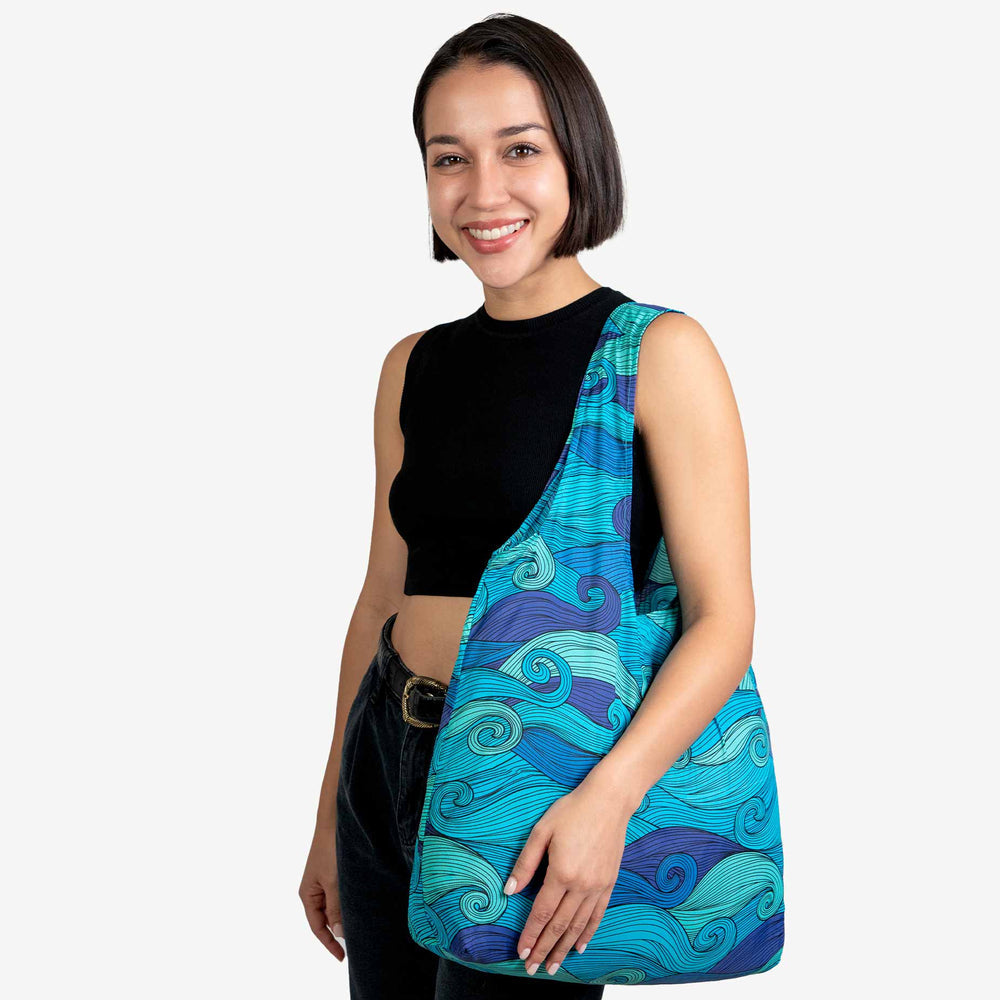 Ultra-Light Standard Tote Bag – Foldable, Durable & Reusable Shopping Bag(2 Pack)