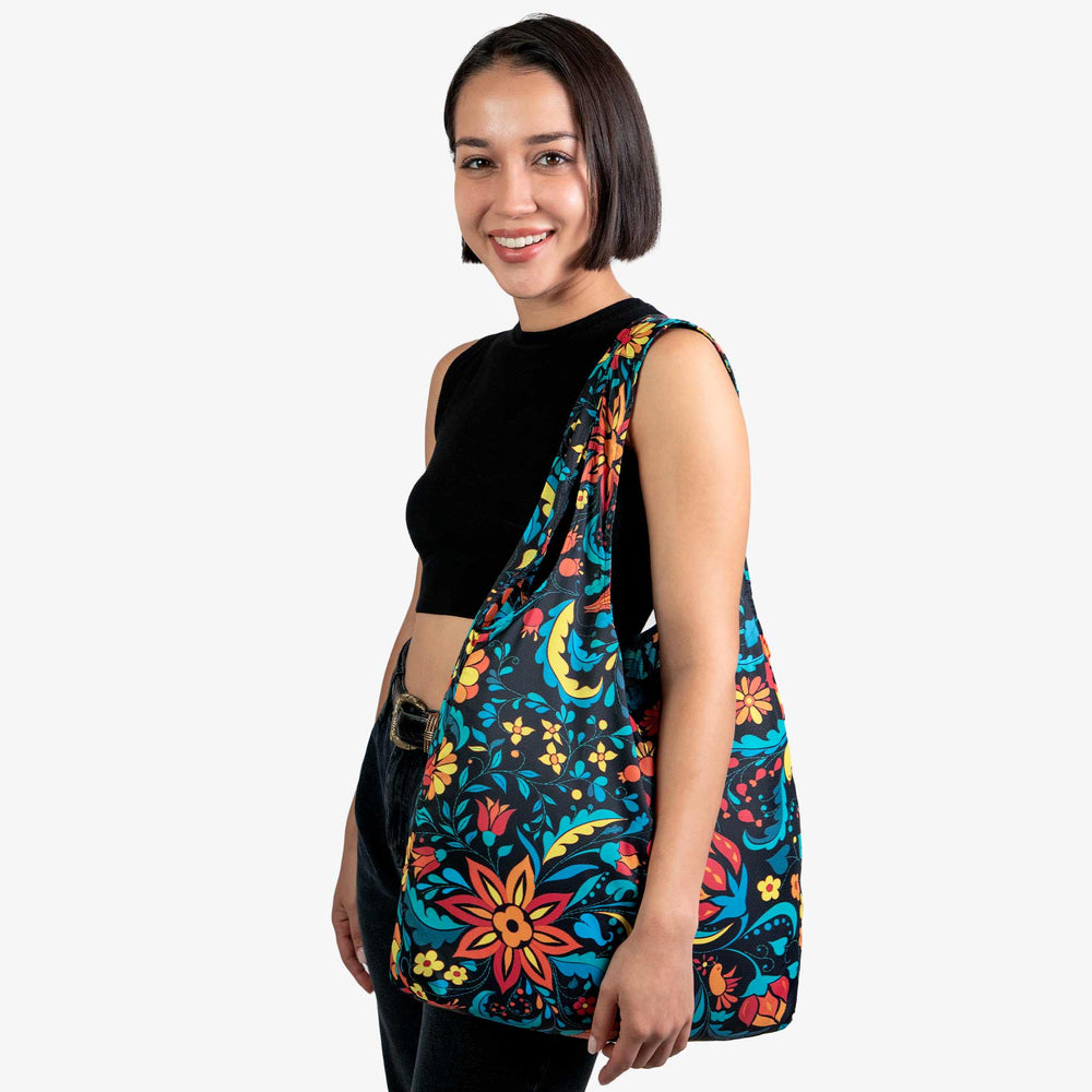 Ultra-Light Standard Tote Bag – Foldable, Durable & Reusable Shopping Bag(2 Pack)