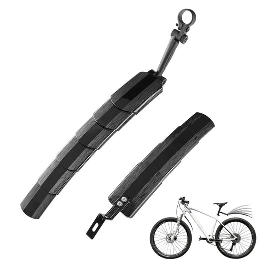 Adjustable & Retractable Bicycle Mudguard Set – Front and Rear Bike Fender Kit for Mountain, City & Kids Bikes